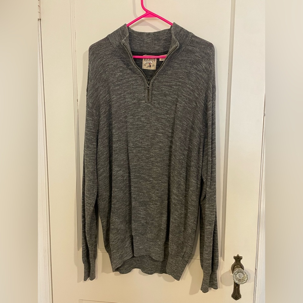 RedHead Charcoal Zip-Up Sweater